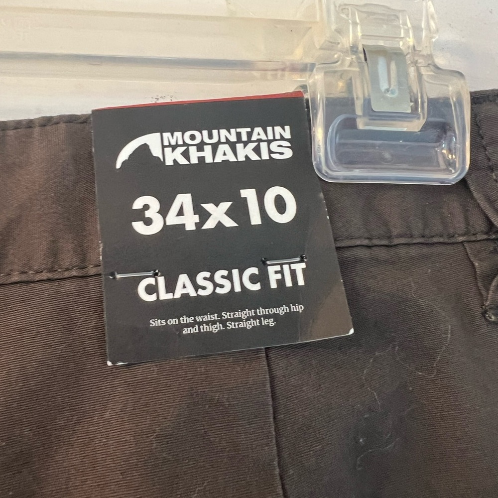 NWT Mountain Khakis gray shorts size 34 - Picture 5 of 8